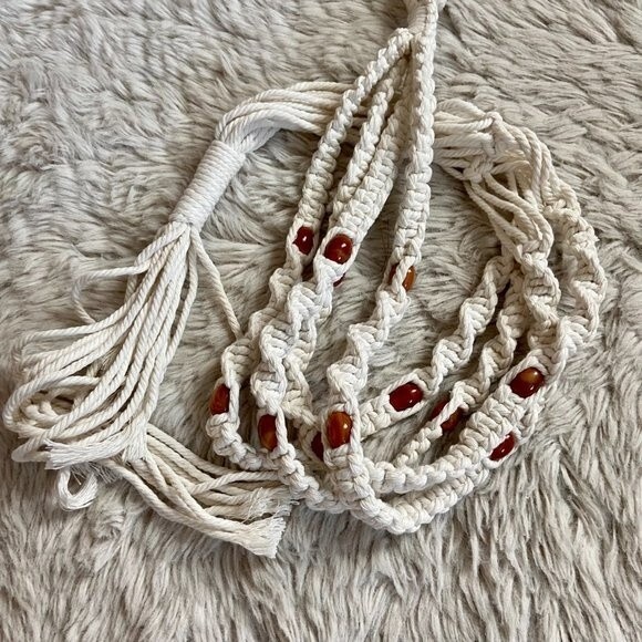 Macrame Hangin Planter - New - Picture 3 of 4